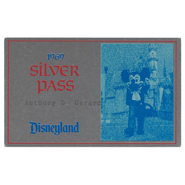 A Disneyland 1969 Silver Pass.