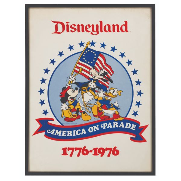 A Disneyland America on Parade Poster.