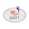 Image 1 : A Disneyland Light Magic "Scott" Cast Member Name Tag.