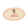 Image 1 : A 1980s Disneyland Cast Member "Mike" Name Tag.