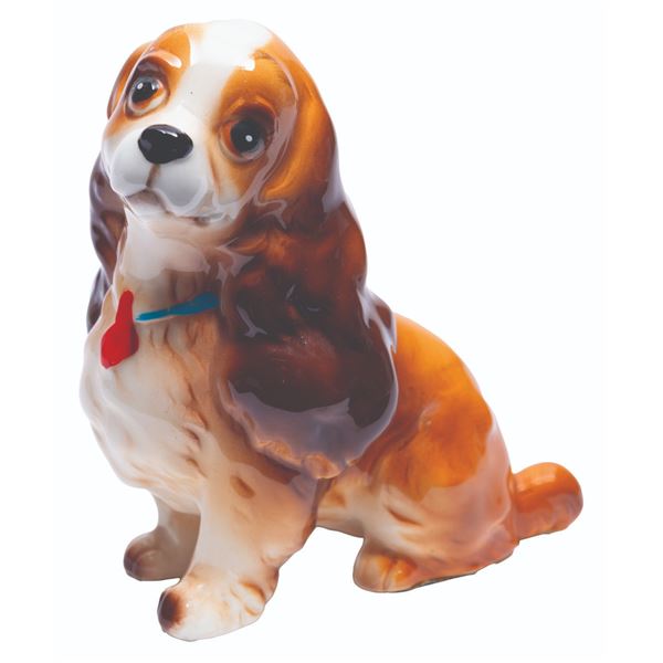A  Lady and the Tramp  Ceramic Figure.
