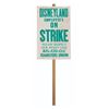 Image 1 : A Disneyland Employee's On Strike Picket Line Sign.