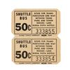 Image 1 : A Pair of Lake Buena Vista Shuttle Bus Tickets.