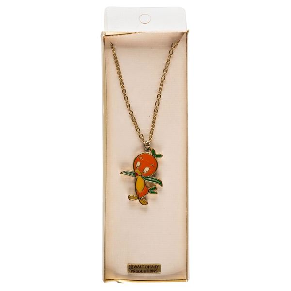 A Walt Disney World Orange Bird Necklace.