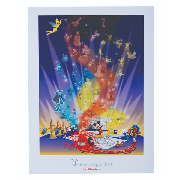 A Walt Disney World Where the Magic Lives Print.