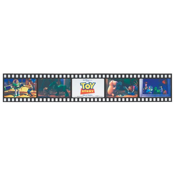 A "Toy Story" Film Strip Sign.