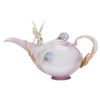 Image 2 : A Franz Tinker Bell Teapot, Cup, Saucer, and Spoon Set.