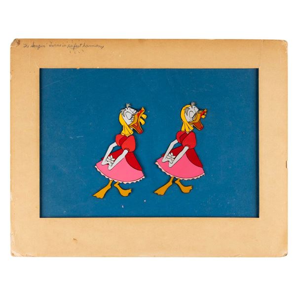 A Ludwig Von Drake Production Cel.