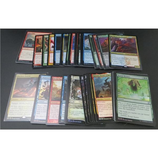 50 Foil MTG Cards includes Commons to Rares Various Sets & Colors