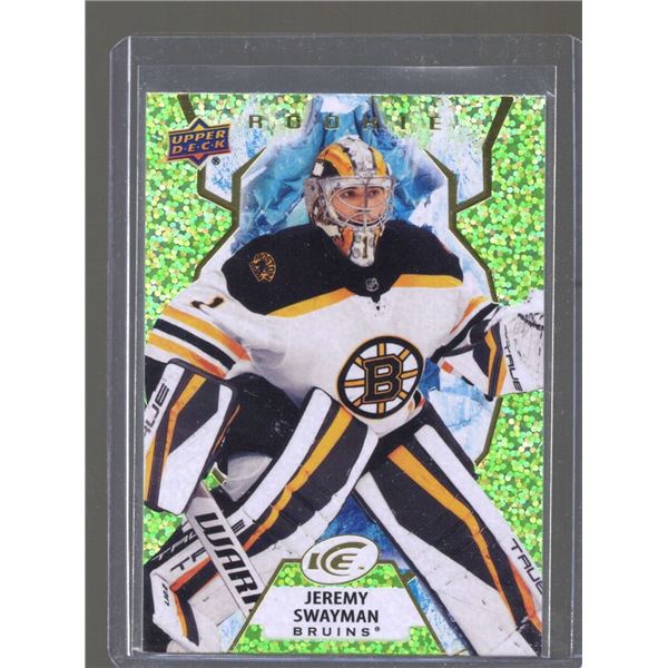 2021-22 Upper Deck Ice Green #141 Jeremy Swayman