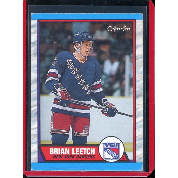 1989-90 O-Pee-Chee #136 Brian Leetch RC