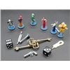 Image 1 : Clue Game Board Pieces Weapons and Characters & Keys