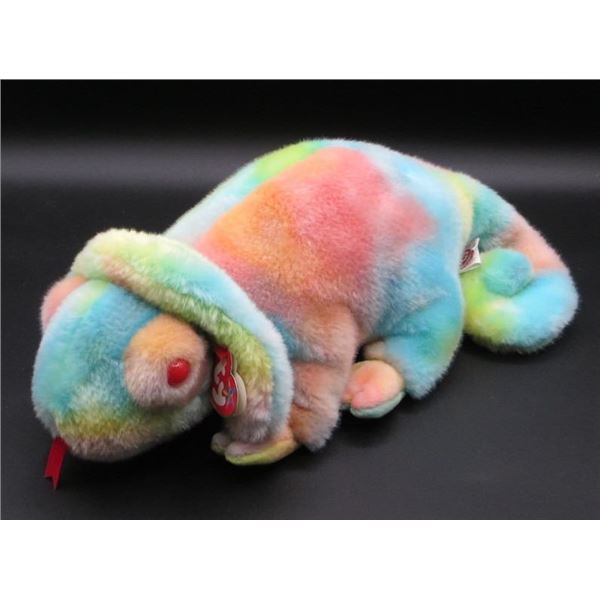 1999 Ty Beanie Buddy Rainbow The Chameleon