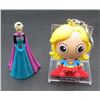 Image 1 : Elsa Mini Figure & Super Girl 3D Keychain