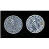 Image 1 : 2x Canadian Nickels 1944