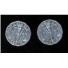Image 1 : 2x Canadian Nickels 1945