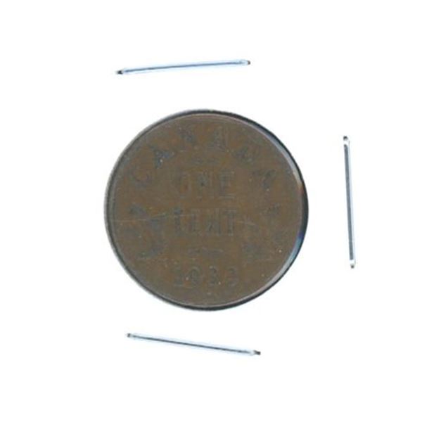 1933 Canadian Penny One Cent Coin