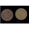 Image 1 : 2x Canadian Pennies 1948