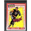 Image 1 : Ulf Samuelsson Pittsburgh Penguins Signed Card