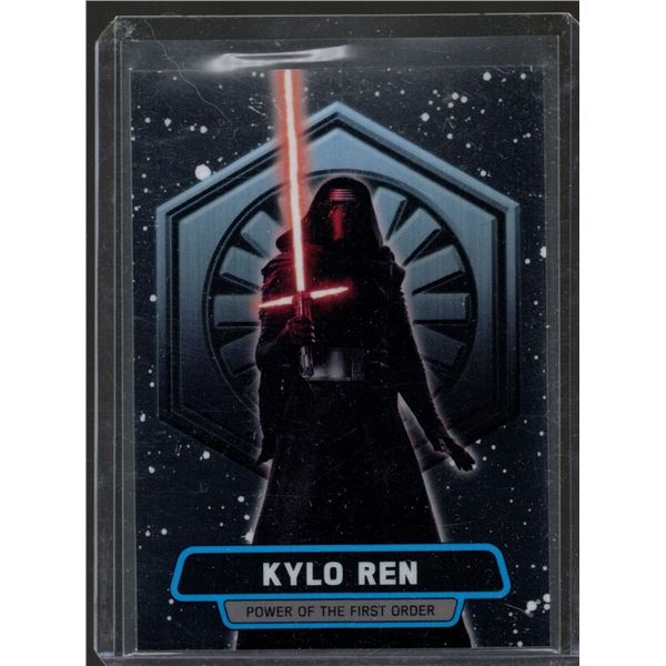 2016 Topps Chrome Star Wars The Force Awakens Power of the First Order #2 Kylo Ren