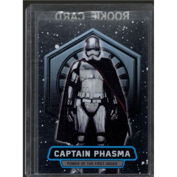 2016 Topps Chrome Star Wars The Force Awakens Power of the First Order #4 Captain Phasma