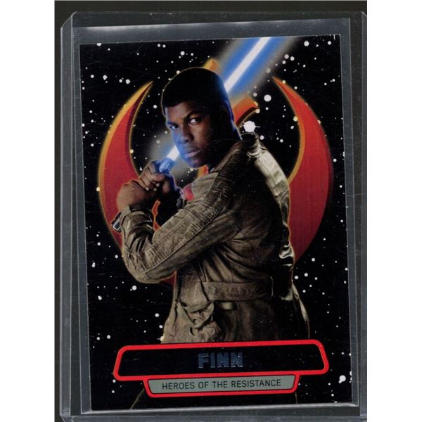 2016 Topps Star Wars The Force Awakens Series Two Heroes of the Resistance #3 Finn