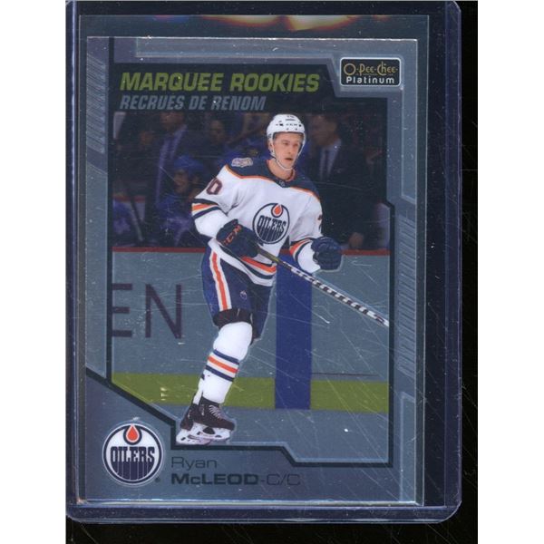 2020-21 O-Pee-Chee Platinum #173 Ryan McLeod RC