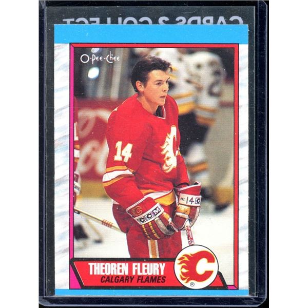 1989-90 O-Pee-Chee #232 Theo Fleury RC