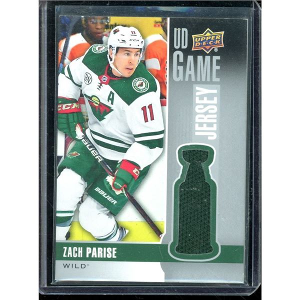 2019-20 Upper Deck Game Jerseys #GJZP Zach Parise