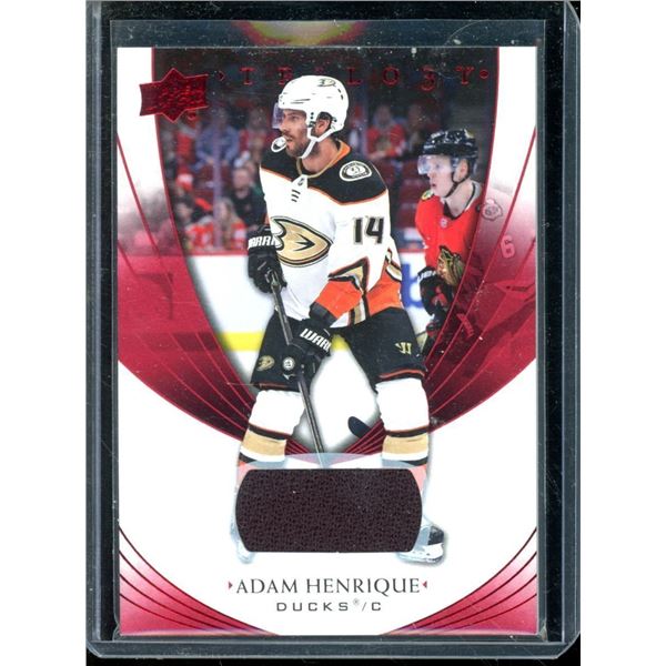 2020-21 Upper Deck Trilogy Red #31 Adam Henrique JSY
