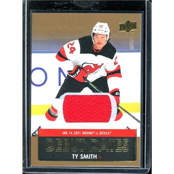 2021-22 Upper Deck Debut Dates Jerseys #DD8 Ty Smith