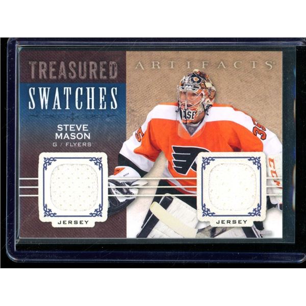 2014-15 Artifacts Treasured Swatches Jerseys Blue #TSSM Steve Mason