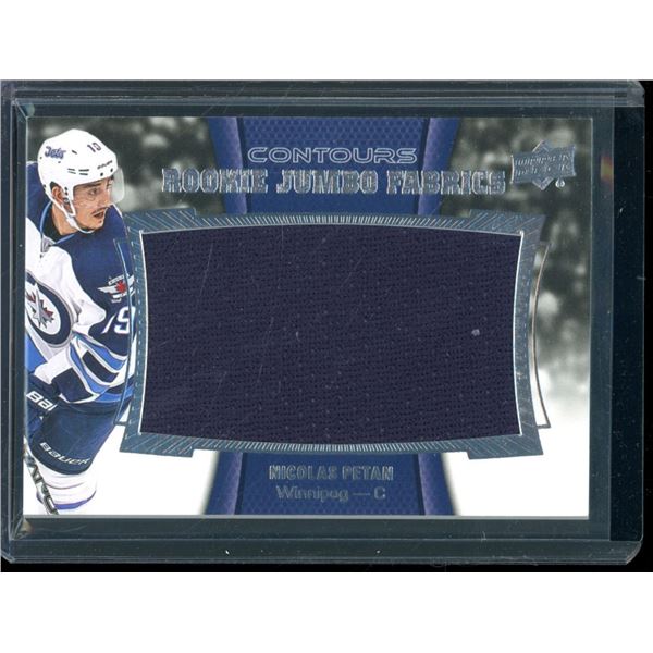 2015-16 Upper Deck Contours Rookie Jumbo Fabrics #RJJNP Nicolas Petan
