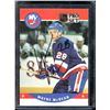 Image 1 : 1990-91 Pro Set #485 Wayne McBean RC Autographed