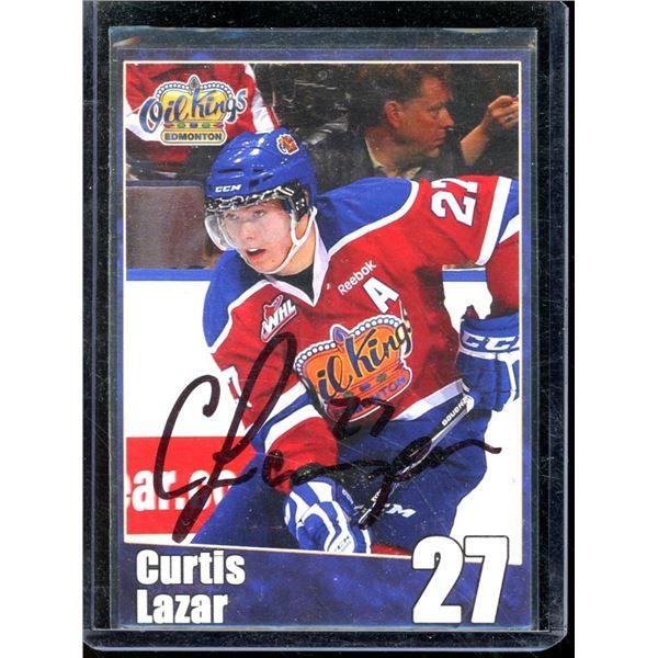 2012-13 Edmonton Oil Kings #20 Curtis Lazar Autographed
