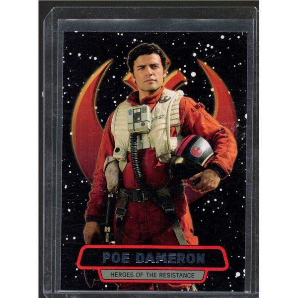 2016 Topps Star Wars The Force Awakens Series Two Heroes of the Resistance #2 Poe Dameron
