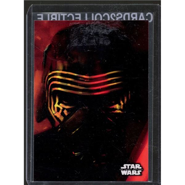 2016 Topps Star Wars The Force Awakens Series Two Concept Art #9 The Mask of Kylo Ren