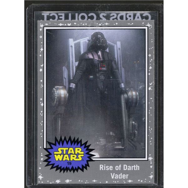 2015 Topps Star Wars Journey to The Force Awakens Death Star Silver #19 Rise of Darth Vader