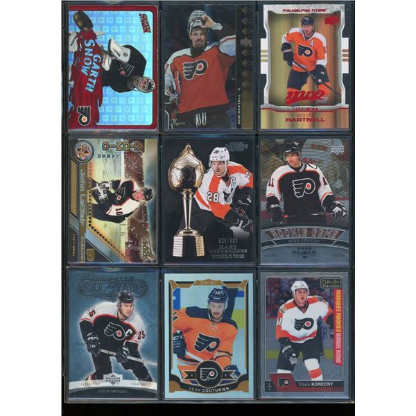 9 NHL Philadelphia Flyers Rookie & Insert Cards