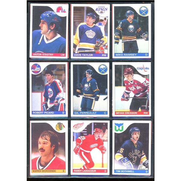 1985-86 OPC O-Pee-Chee Lot Of 18 Vintage Cards Anton Stastny, Dave Taylor & More