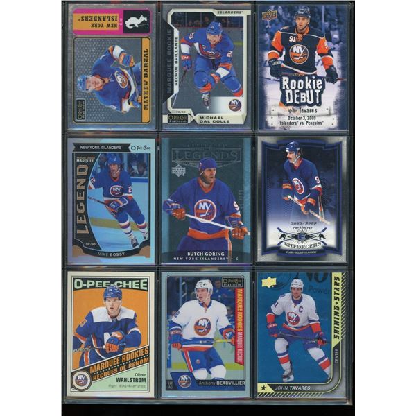 9 NHL New York Islanders Rookie & Insert Cards