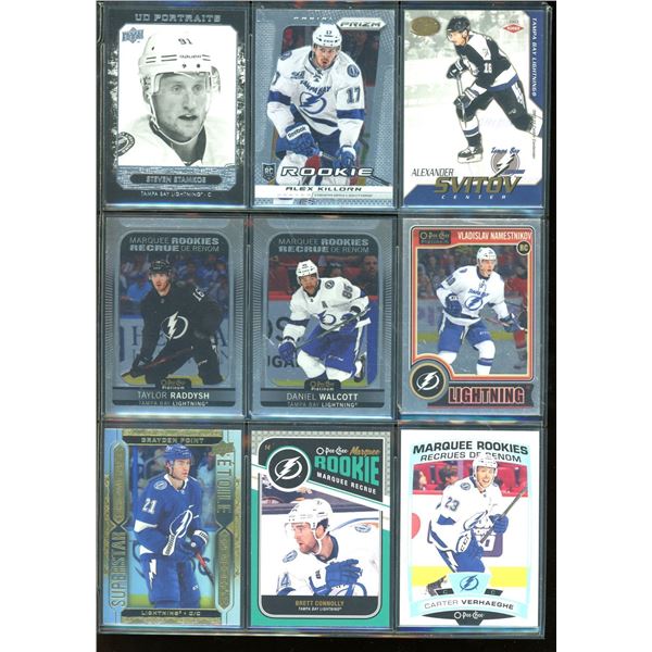 9 NHL Tampa Bay Rookie & Insert Cards