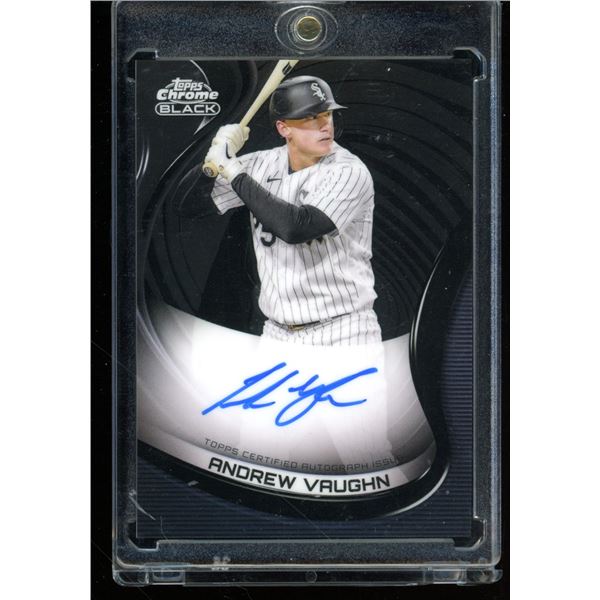 2022 Topps Chrome Black Autographs #CBAAV Andrew Vaughn