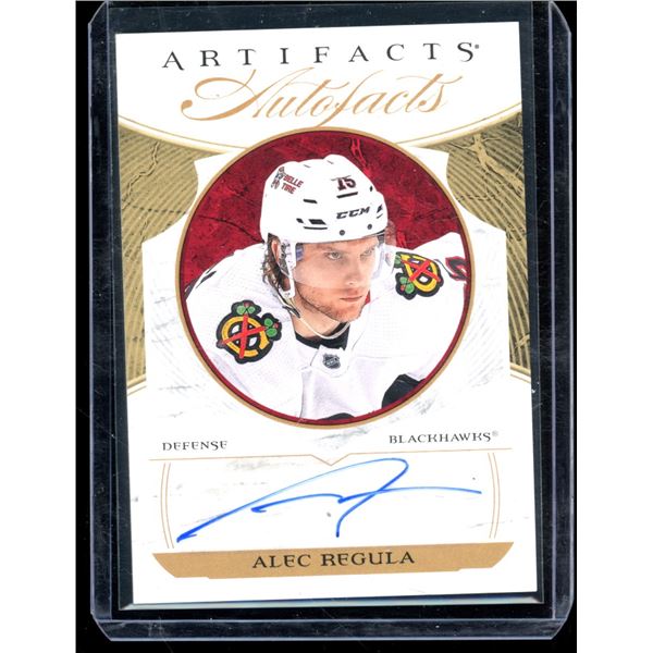 2022-23 Artifacts Autofacts #AFAR Alec Regula