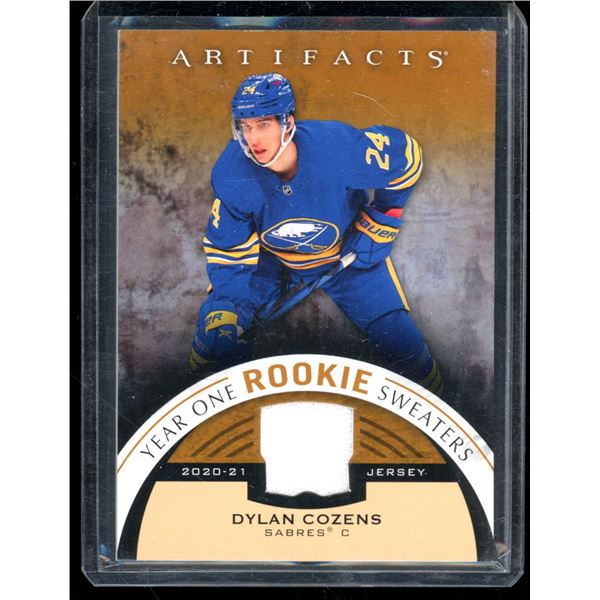 2021-22 Artifacts Year One Rookie Sweaters #RSDC Dylan Cozens