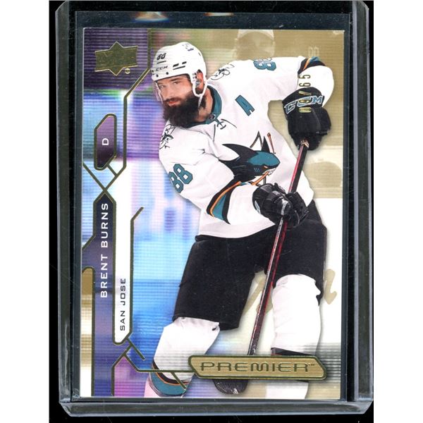 2021-22 Upper Deck Premier Gold #12 Brent Burns 9/65