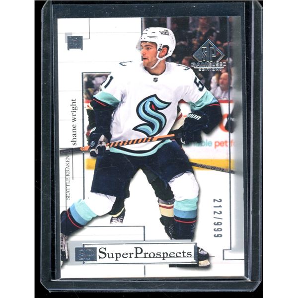 2022-23 SP Game Used '01 Retro Rookies Crossover #RC5 Shane Wright 212/999