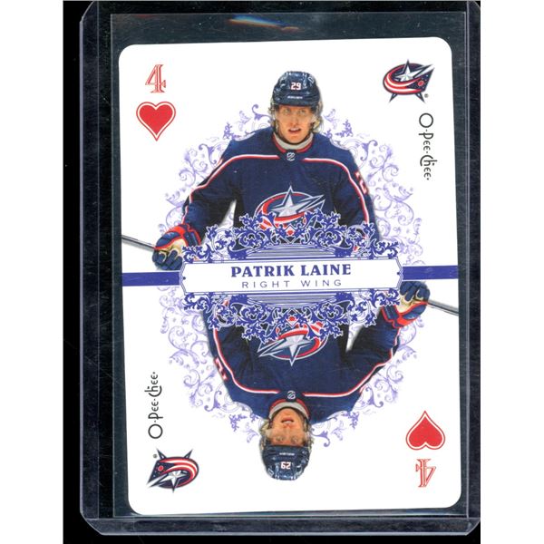 2022-23 O-Pee-Chee Playing Cards #4HEARTS Patrik Laine