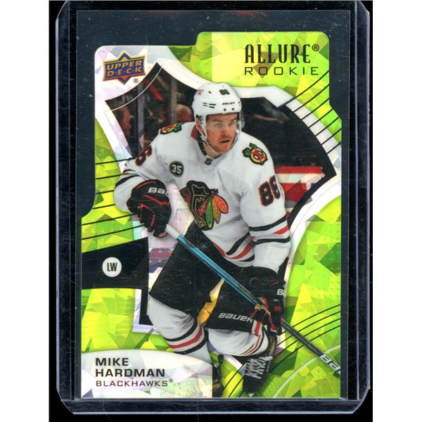 2021-22 Upper Deck Allure Green Rainbow #111 Mike Hardman 13/99