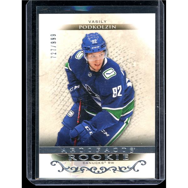 2021-22 Artifacts #RED209 Vasily Podkolzin RC 727/999